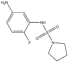 N-(5-amino-2-fluorophenyl)pyrrolidine-1-sulfonamide