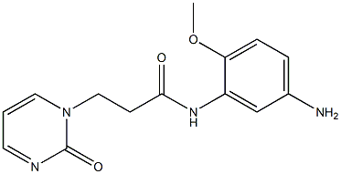N-(5-amino-2-methoxyphenyl)-3-(2-oxopyrimidin-1(2H)-yl)propanamide