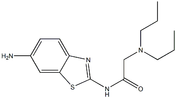 N-(6-amino-1,3-benzothiazol-2-yl)-2-(dipropylamino)acetamide