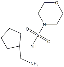 N-[1-(aminomethyl)cyclopentyl]morpholine-4-sulfonamide Structure