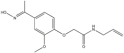 N-allyl-2-{4-[(1E)-N-hydroxyethanimidoyl]-2-methoxyphenoxy}acetamide