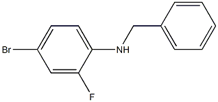 N-benzyl-4-bromo-2-fluoroaniline Structure