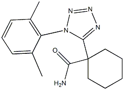 1-[1-(2,6-dimethylphenyl)-1H-tetraazol-5-yl]cyclohexylformamide Structure