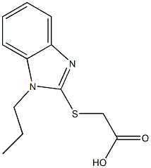 [(1-propyl-1H-benzimidazol-2-yl)sulfanyl]acetic acid