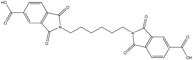 2-[6-(5-carboxy-1,3-dioxo-1,3-dihydro-2H-isoindol-2-yl)hexyl]-1,3-dioxo-5-isoindolinecarboxylic acid