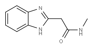 2-(1H-benzimidazol-2-yl)-N-methylacetamide Structure