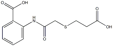 2-({[(2-carboxyethyl)sulfanyl]acetyl}amino)benzoic acid