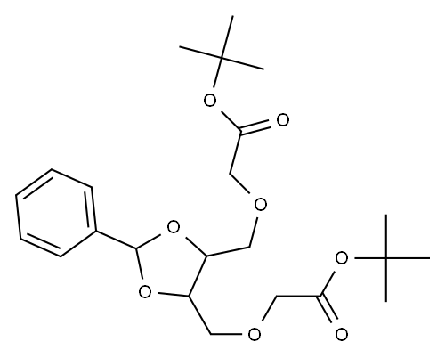 tert-butyl ({5-[(2-tert-butoxy-2-oxoethoxy)methyl]-2-phenyl-1,3-dioxolan-4-yl}methoxy)acetate