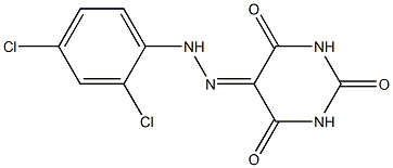 2,4,5,6(1H,3H)-pyrimidinetetrone 5-[(2,4-dichlorophenyl)hydrazone]