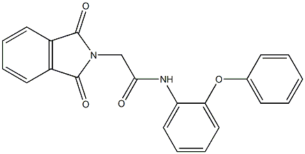 2-(1,3-dioxo-1,3-dihydro-2H-isoindol-2-yl)-N-(2-phenoxyphenyl)acetamide Structure
