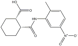(1S,2R)-2-[(2-methyl-5-nitroanilino)carbonyl]cyclohexanecarboxylic acid