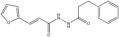 (E)-3-(2-furyl)-N'-(3-phenylpropanoyl)-2-propenohydrazide