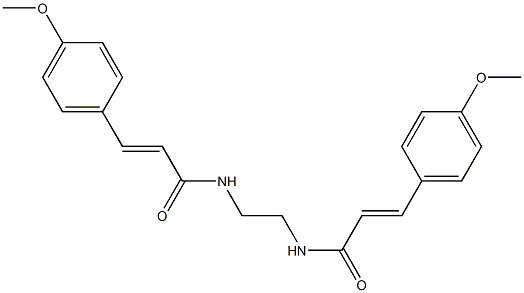 (E)-3-(4-methoxyphenyl)-N-(2-{[(E)-3-(4-methoxyphenyl)-2-propenoyl]amino}ethyl)-2-propenamide
