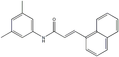 (E)-N-(3,5-dimethylphenyl)-3-(1-naphthyl)-2-propenamide