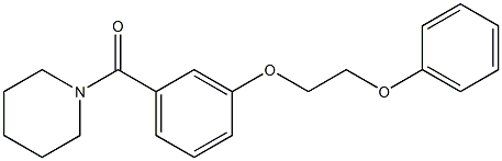 [3-(2-phenoxyethoxy)phenyl](1-piperidinyl)methanone