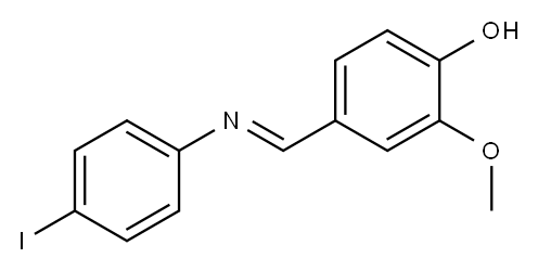 4-{[(4-iodophenyl)imino]methyl}-2-methoxyphenol