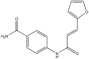 4-{[(E)-3-(2-furyl)-2-propenoyl]amino}benzamide