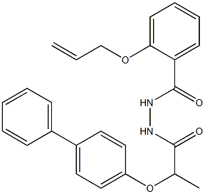 N'-[2-(allyloxy)benzoyl]-2-([1,1'-biphenyl]-4-yloxy)propanohydrazide