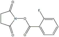 2-Fluorobenzoic acid succinimidyl ester Structure