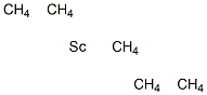 スカンジウム-五炭素 化学構造式