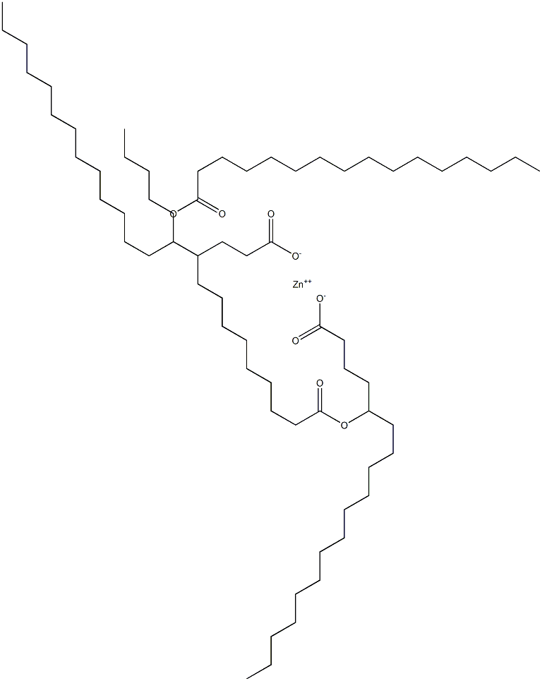 Bis(5-hexadecanoyloxyoctadecanoic acid)zinc salt