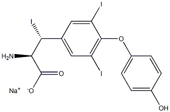 (2R,3R)-2-Amino-3-[4-(4-hydroxyphenoxy)-3,5-diiodophenyl]-3-iodopropanoic acid sodium salt
