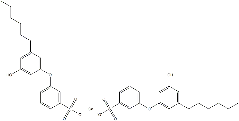 Bis(3'-hydroxy-5'-hexyl[oxybisbenzene]-3-sulfonic acid)calcium salt