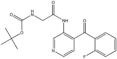 4-(2-Fluorobenzoyl)-3-[[[[(tert-butyloxy)carbonyl]amino]acetyl]amino]pyridine