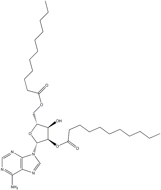2'-O,5'-O-Bis(undecanoyl)adenosine