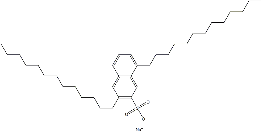 3,8-Ditridecyl-2-naphthalenesulfonic acid sodium salt