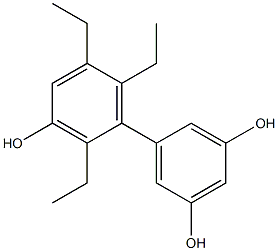 2',5',6'-Triethyl-1,1'-biphenyl-3,3',5-triol