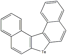 7-テルラ-7H-ジベンゾ[c,g]フルオレン 化学構造式
