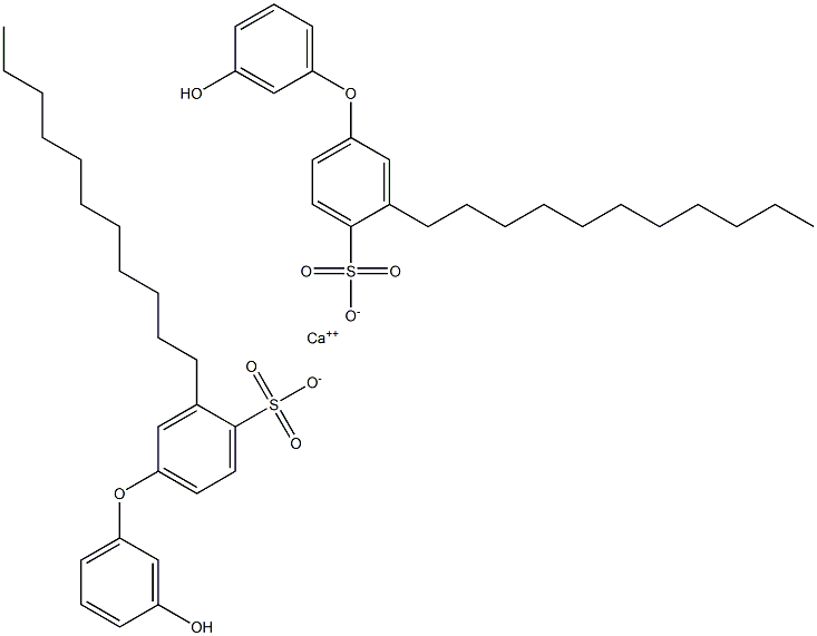 Bis(3'-hydroxy-3-undecyl[oxybisbenzene]-4-sulfonic acid)calcium salt