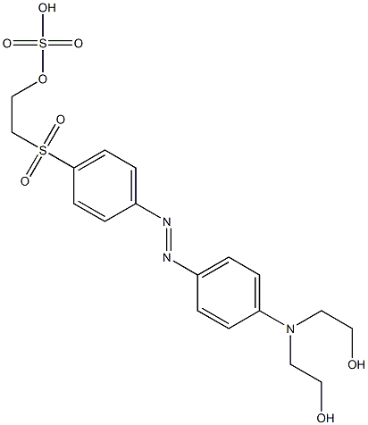 Sulfuric acid 2-[[4-[[4-[bis(2-hydroxyethyl)amino]phenyl]azo]phenyl]sulfonyl]ethyl ester