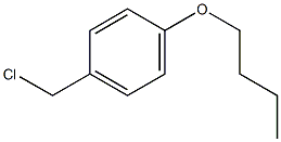 p-ブトキシベンジルクロリド 化学構造式