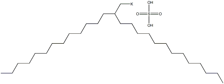 Sulfuric acid 2-tridecylpentadecyl=potassium salt