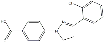 p-[3-(o-Chlorophenyl)-2-pyrazolin-1-yl]benzoic acid