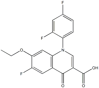6-Fluoro-1-(2,4-difluorophenyl)-7-ethoxy-1,4-dihydro-4-oxoquinoline-3-carboxylic acid