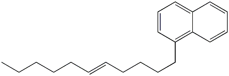 1-(5-ウンデセニル)ナフタレン 化学構造式