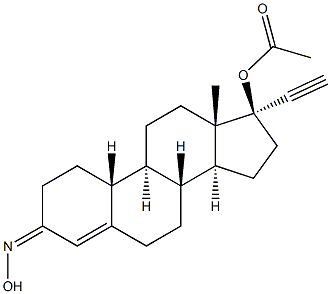 (17S)-3-(Hydroxyimino)-17-ethynylestr-4-en-17-ol 17-acetate
