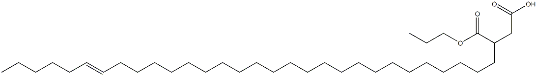 3-(24-Triacontenyl)succinic acid 1-hydrogen 4-propyl ester