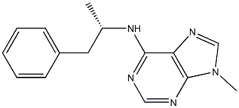 6-[(S)-1-Methyl-2-phenylethyl]amino-9-methyl-9H-purine