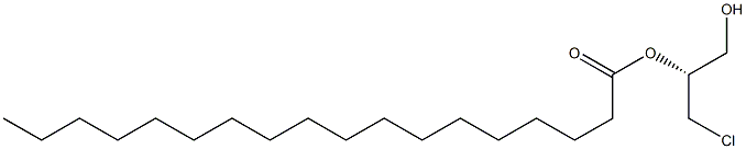 [R,(+)]-3-クロロ-1,2-プロパンジオール2-ステアラート 化学構造式