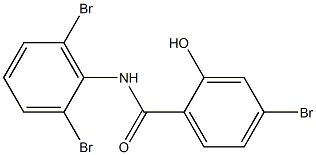 2',4,6'-Tribromo-2-hydroxybenzanilide Structure