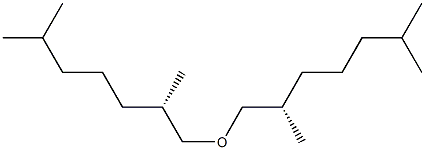 (+)-[(S)-1,5-ジメチルヘキシル]メチルエーテル 化学構造式