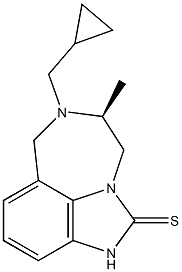 (11S)-11-Methyl-10-(cyclopropylmethyl)-1,3,10-triazatricyclo[6.4.1.04,13]tridecane-4(13),5,7-triene-2-thione
