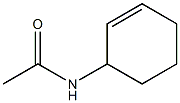 N-(2-シクロヘキセニル)アセトアミド 化学構造式