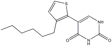 5-(3-Hexylthiophen-2-yl)uracil
