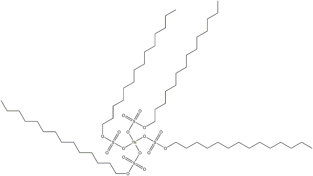 Tetrakis(tetradecyloxysulfonyloxy)thorium(IV)