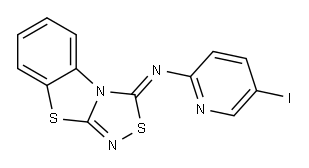 3-(5-Iodo-2-pyridinyl)imino[1,2,4]thiadiazolo[3,4-b]benzothiazole|